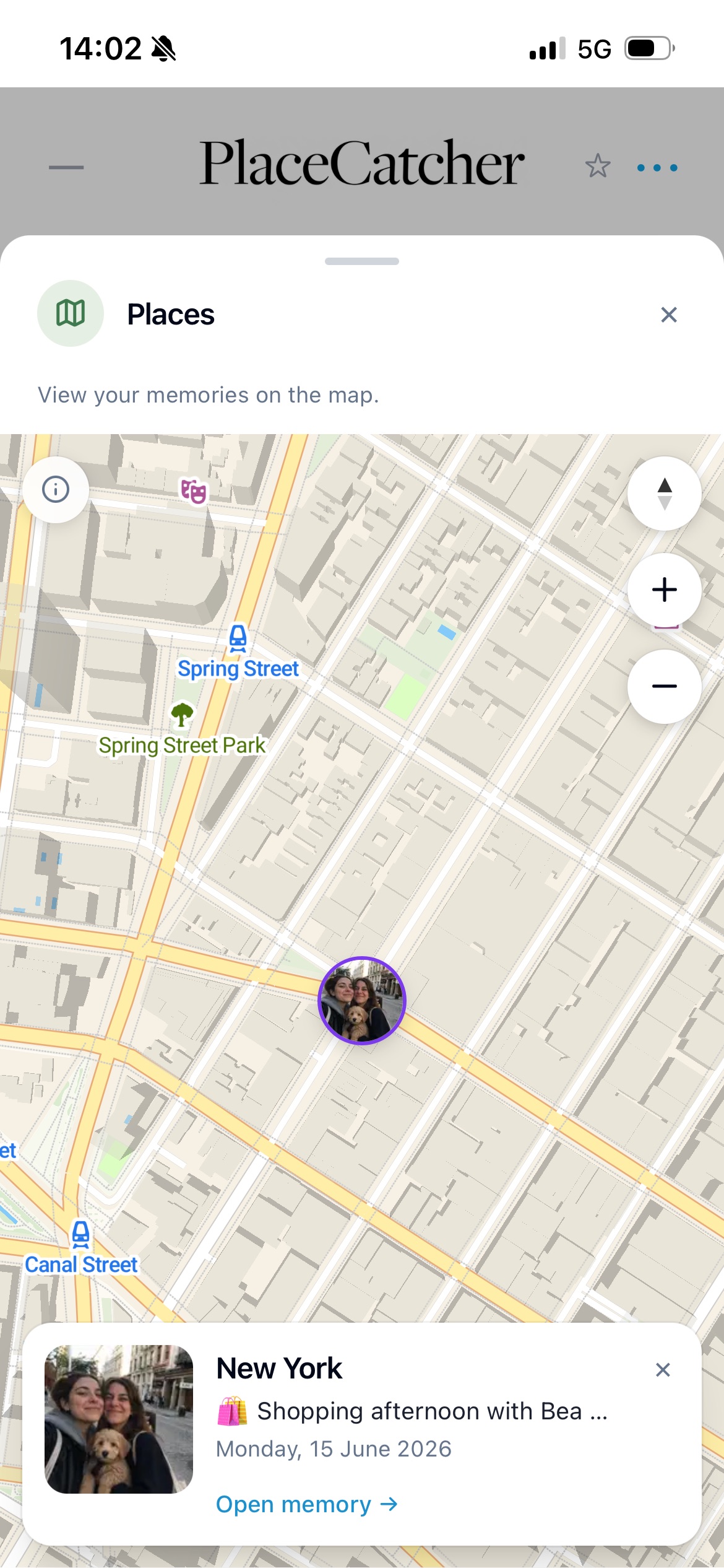 People on the map