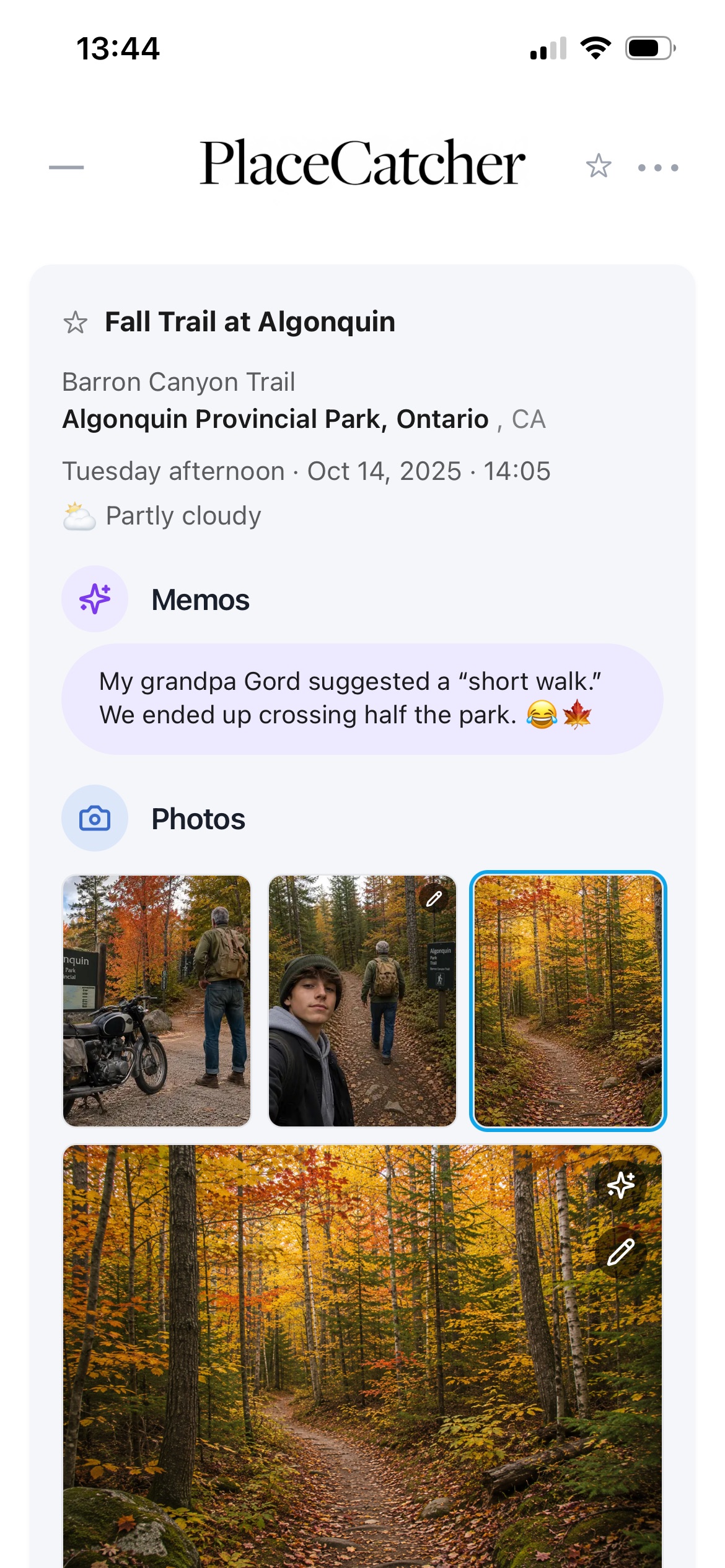 Memory details