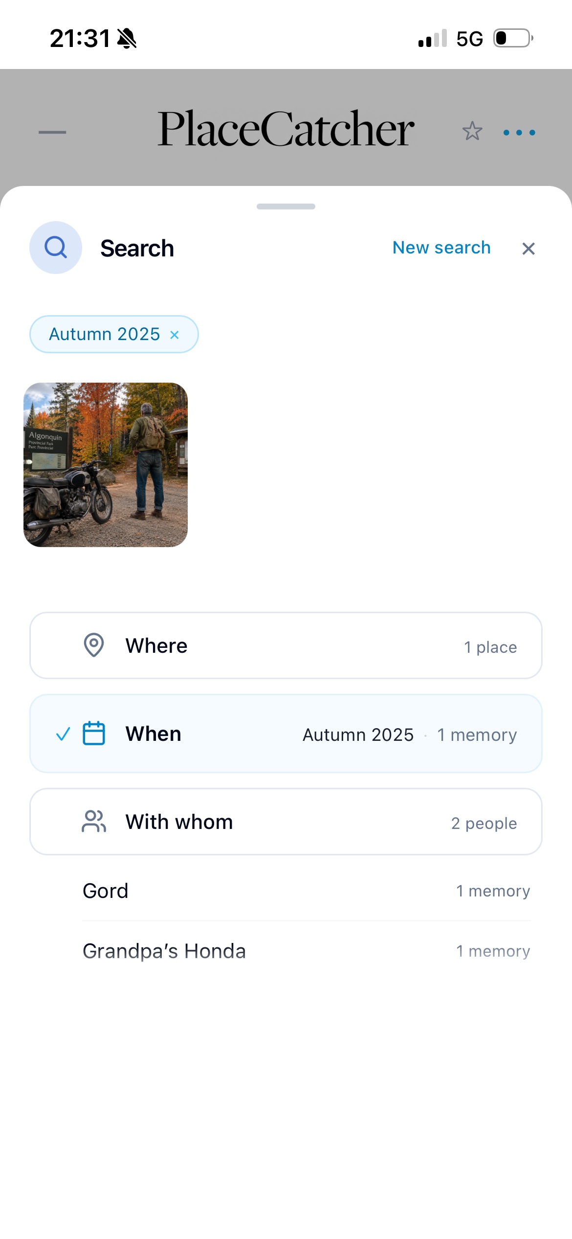 Time search