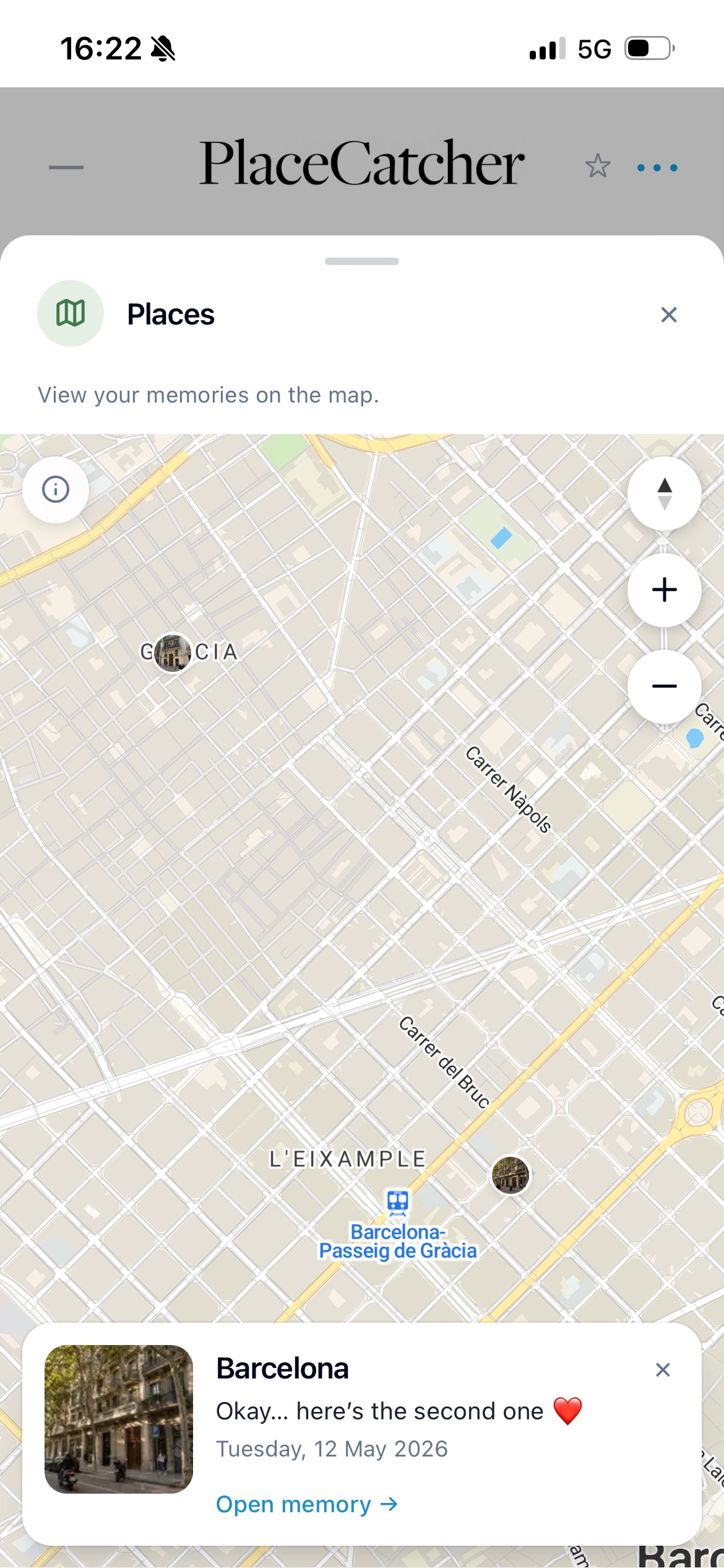 Compare different places